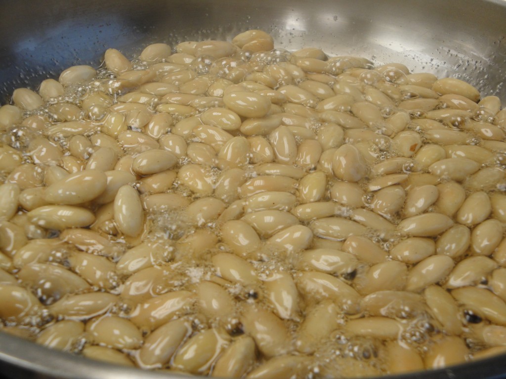 almonds in sugar syrup