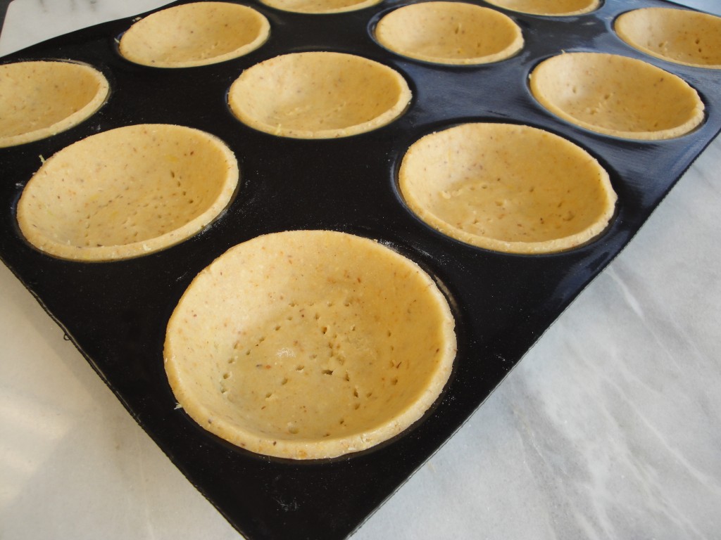 hazelnut tart dough shells