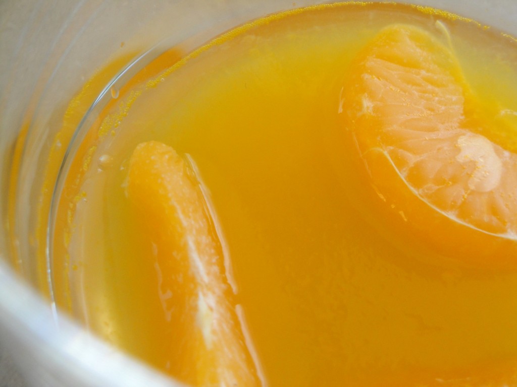 Orange mandarin gelee