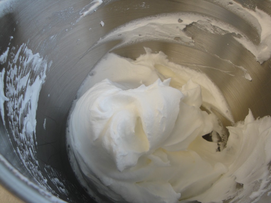 stiff whipped egg whites