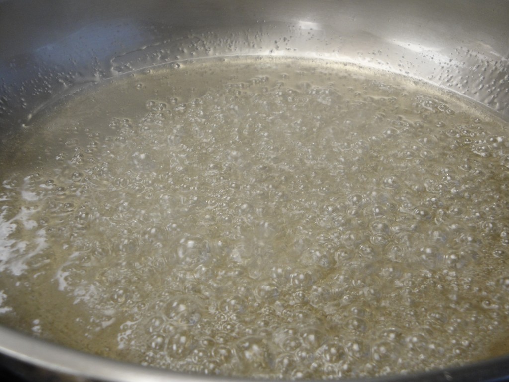 boiling sugar