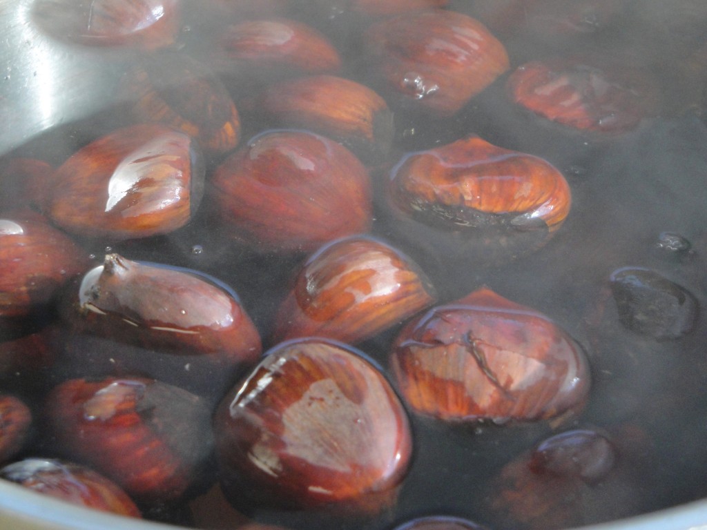 boiling chestnuts